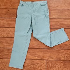 Gloria Vanderbilt Blue Green Pants